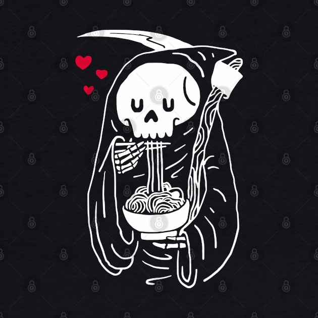 Death Slurps Noodles by machmigo